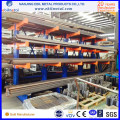 Blue Orange Grey Cantilever Racking